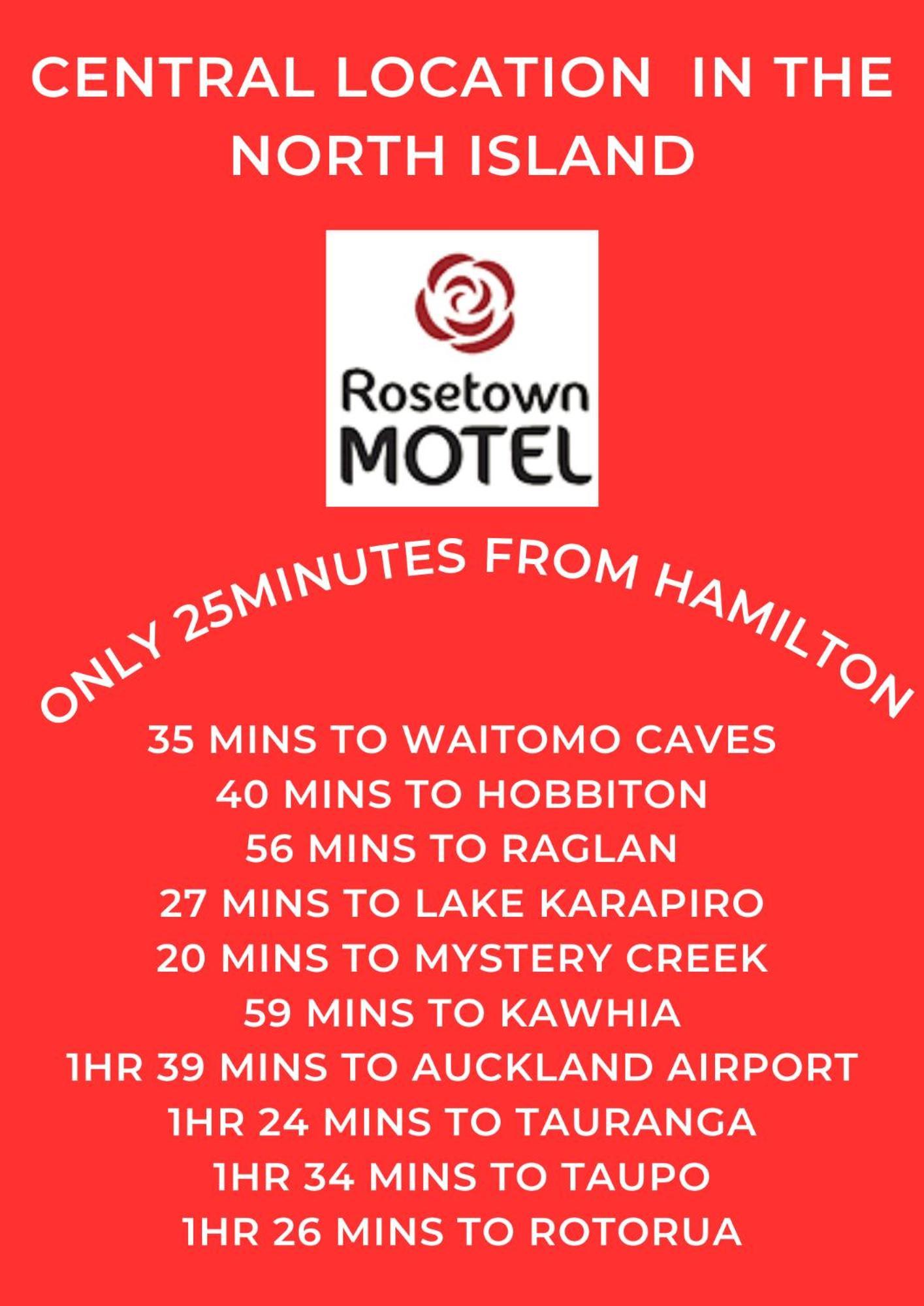 Rosetown Motel Te Awamutu Exteriör bild